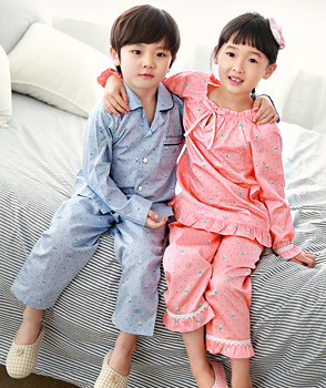 [원더풀라이프][국내제조]도토[kid]아동잠옷상하세트 순면100%